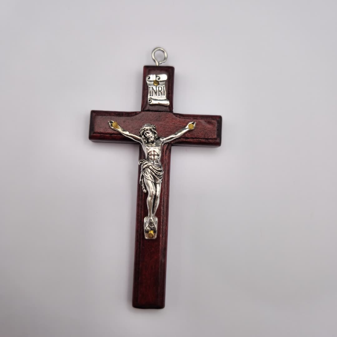 CRUZ DE MADERA MARRON