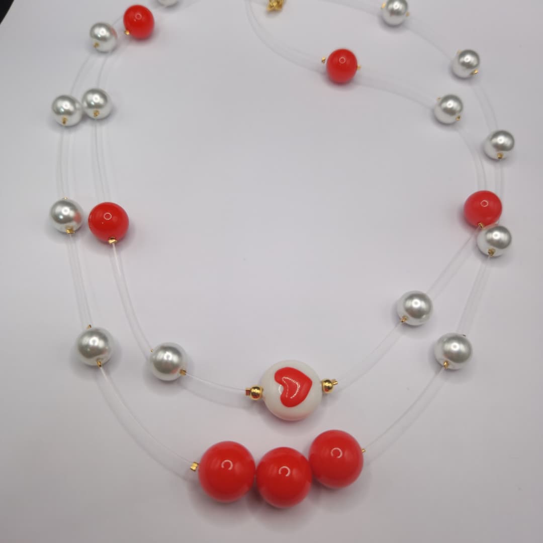 COLLARES FANTASMITA PERLA/ESFERA CHICLES