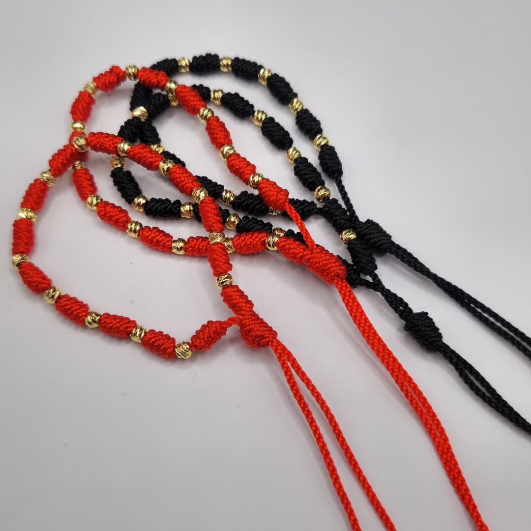 PULSERA 7 NUDOS TERLENCA CON BALIN ESTRIADO