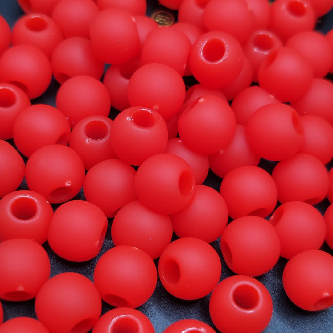 BOLSA 12 UND ESFERA DE SILICON ROJO