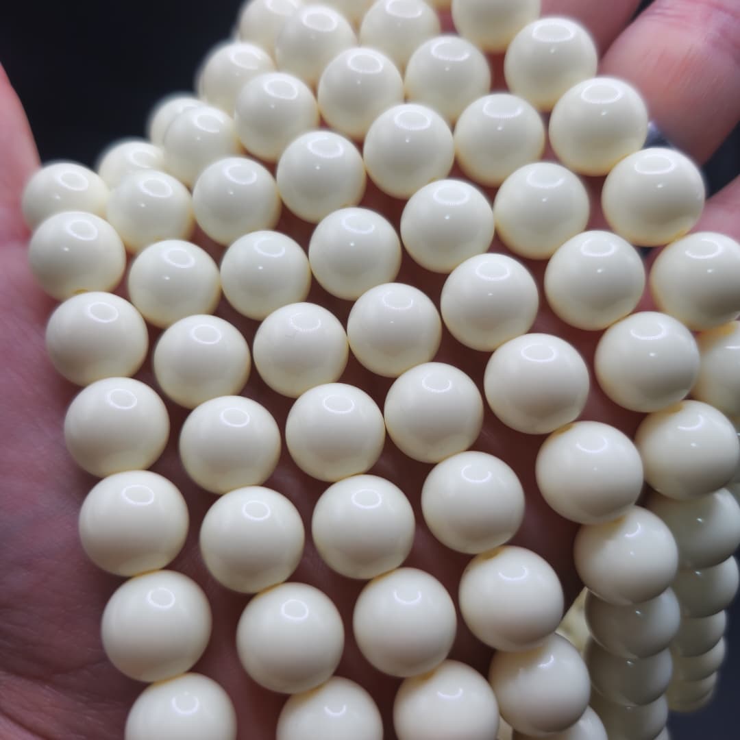 ESFERA CHICLES 10MM MARFIL CLARO