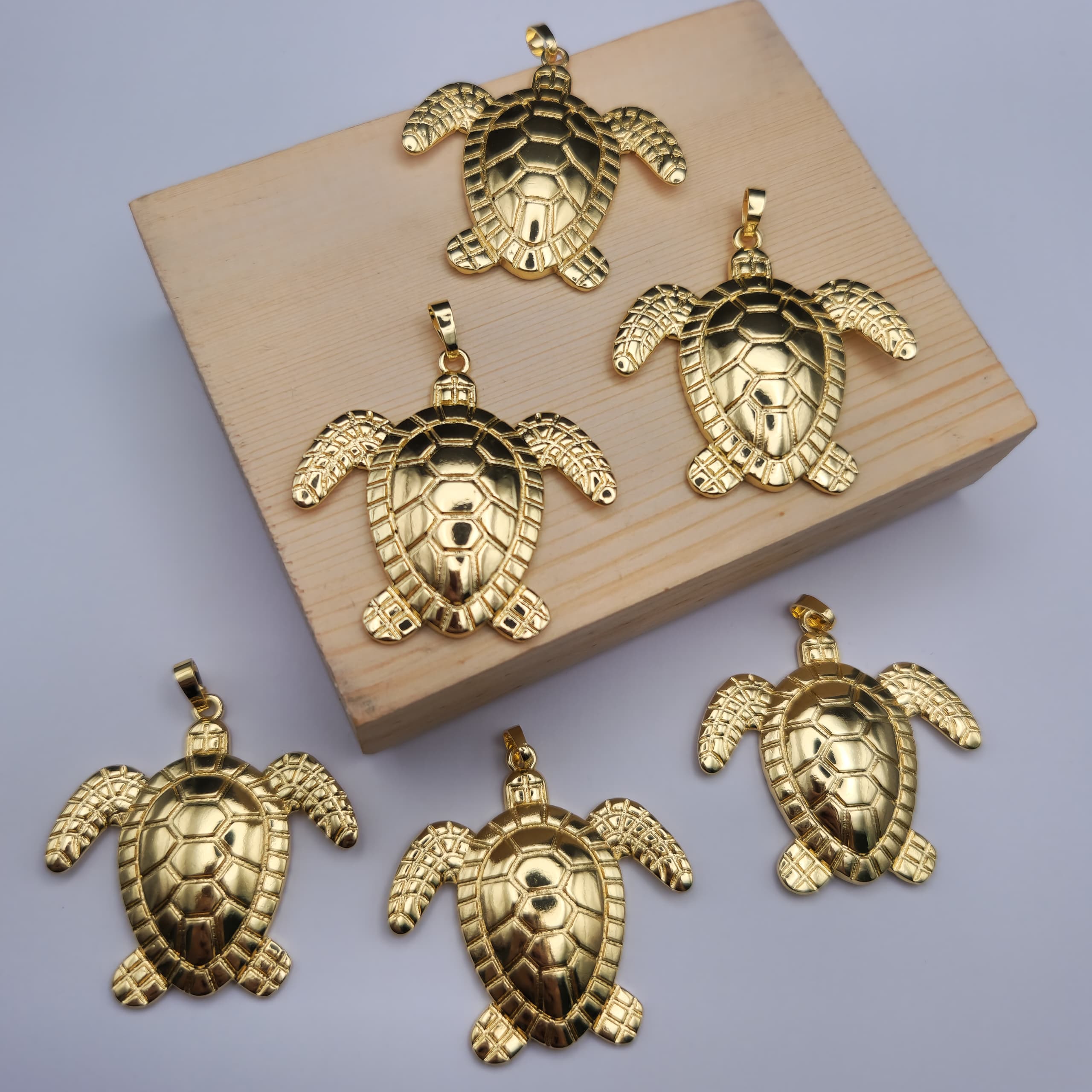 ORO CHINO DIJE TORTUGA GRANDE 4