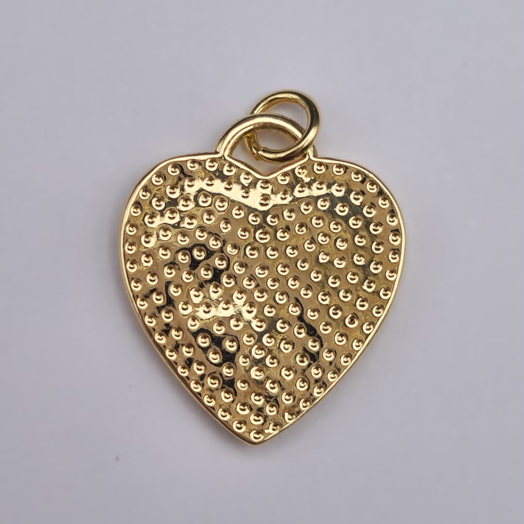 ORO CHINO CORAZON DIOS NEGRO 17X20MM 2