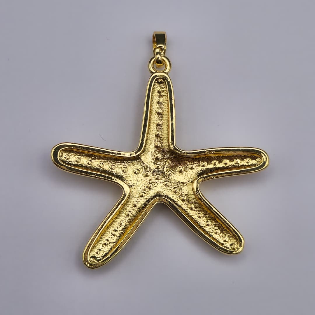 ORO CHINO DIJE ESTRELLA DE MAR GRANDE 2
