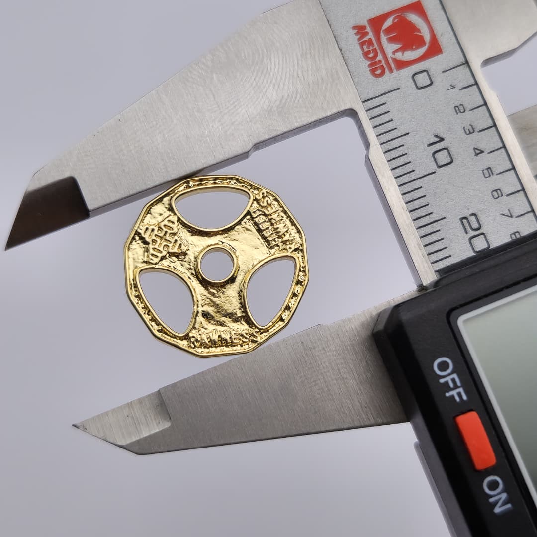 DIJE ORO CHINO DISCO DE PESO 3