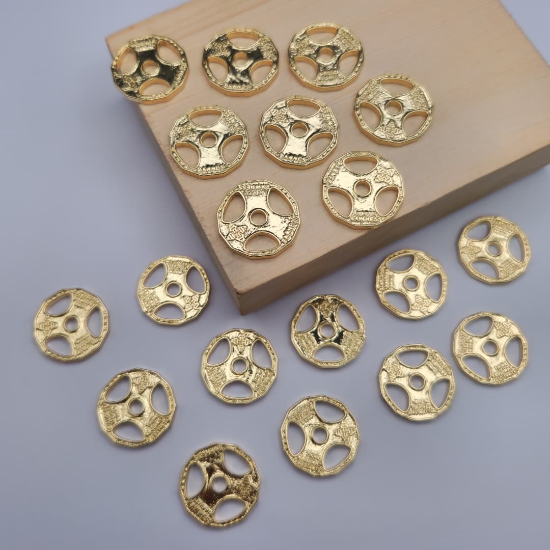 DIJE ORO CHINO DISCO DE PESO 4