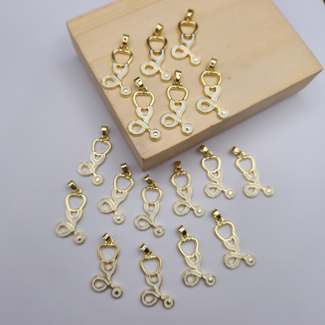 DIJE DE ORO CHINO ESTETOSCOPIO 4