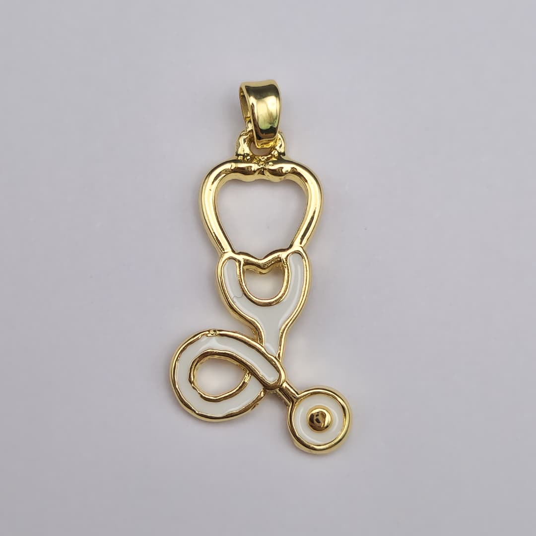 DIJE DE ORO CHINO ESTETOSCOPIO