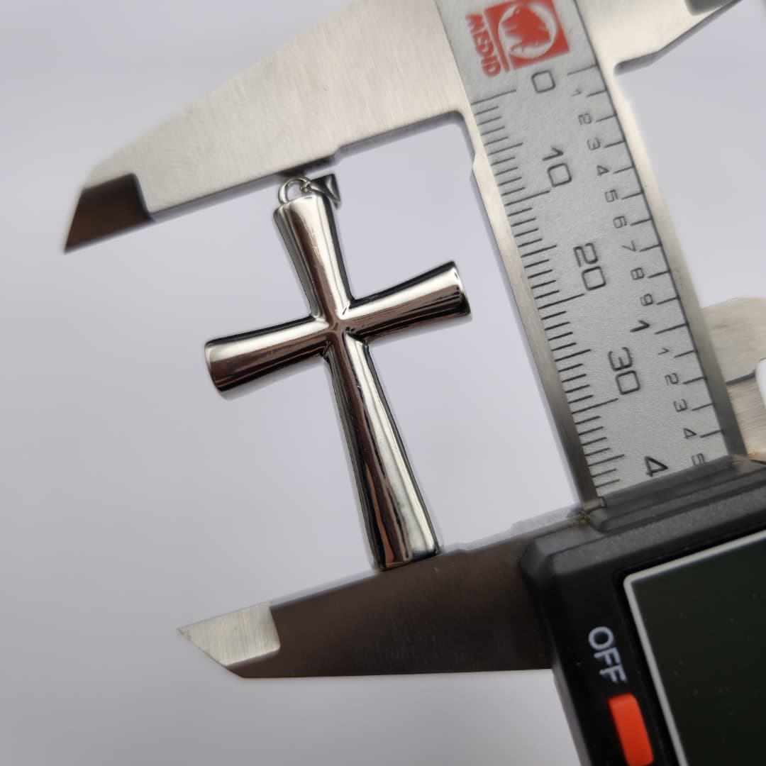 DIJE ORO CHINO CRUZ GRANDE SILVER 3