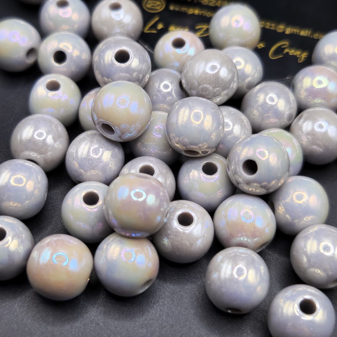 BOLSA 20 UND ESFERA TORNASOL GRIS 10MM