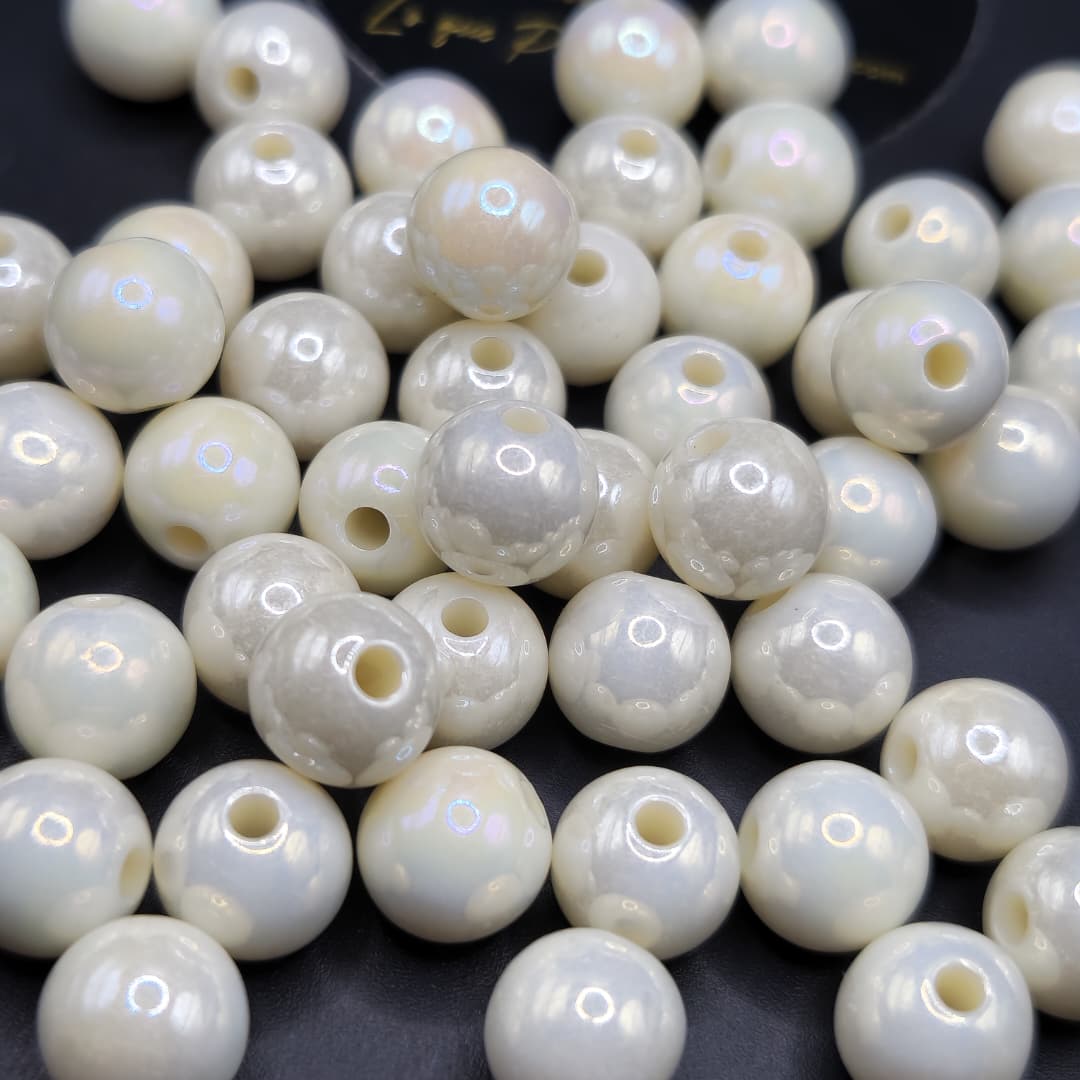 BOLSA 20 UND ESFERA TORNASOL BEIGE 10MM