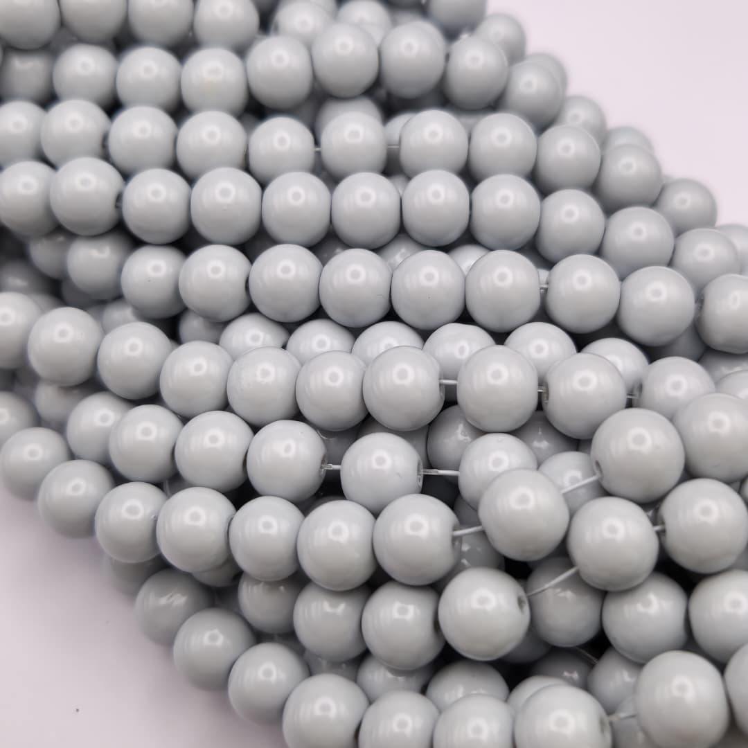 ESFERAS GLASS 8MM GRIS