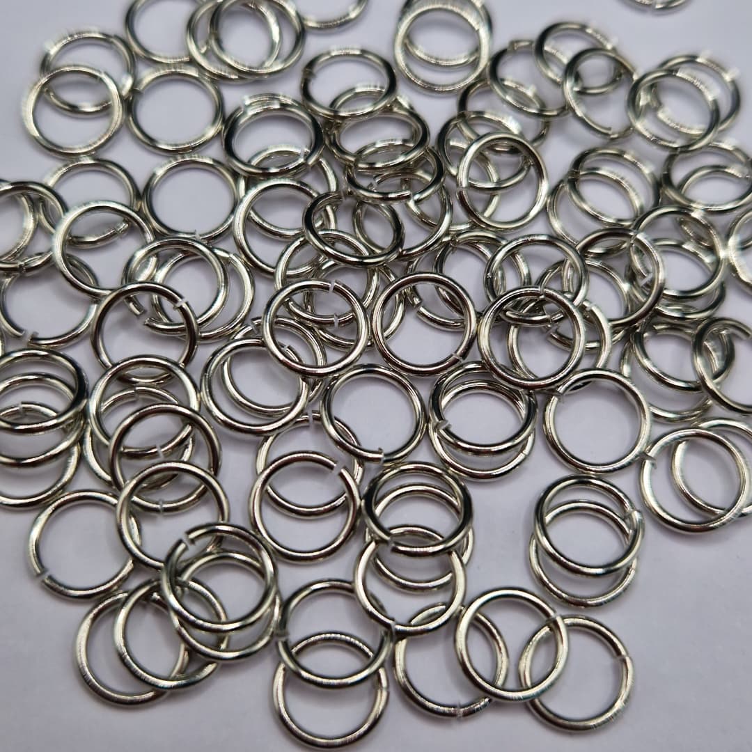 ORO CHINO CONTRA ARGOLLA PLATEADA 6MM (100 UND)