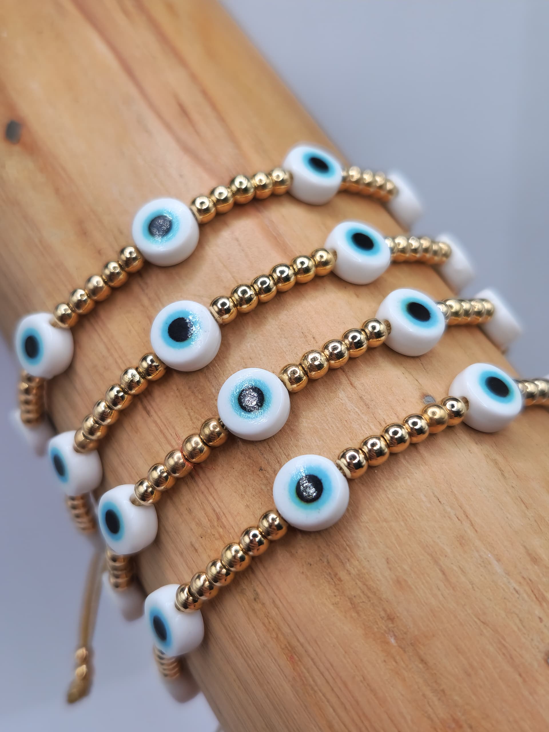 PULSERA BALINES/OJOS TURCOS