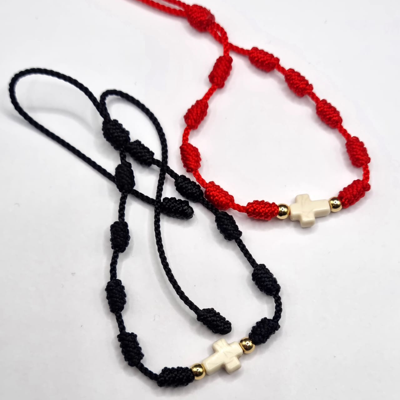 PULSERA 7 NUDO CON CRUZ