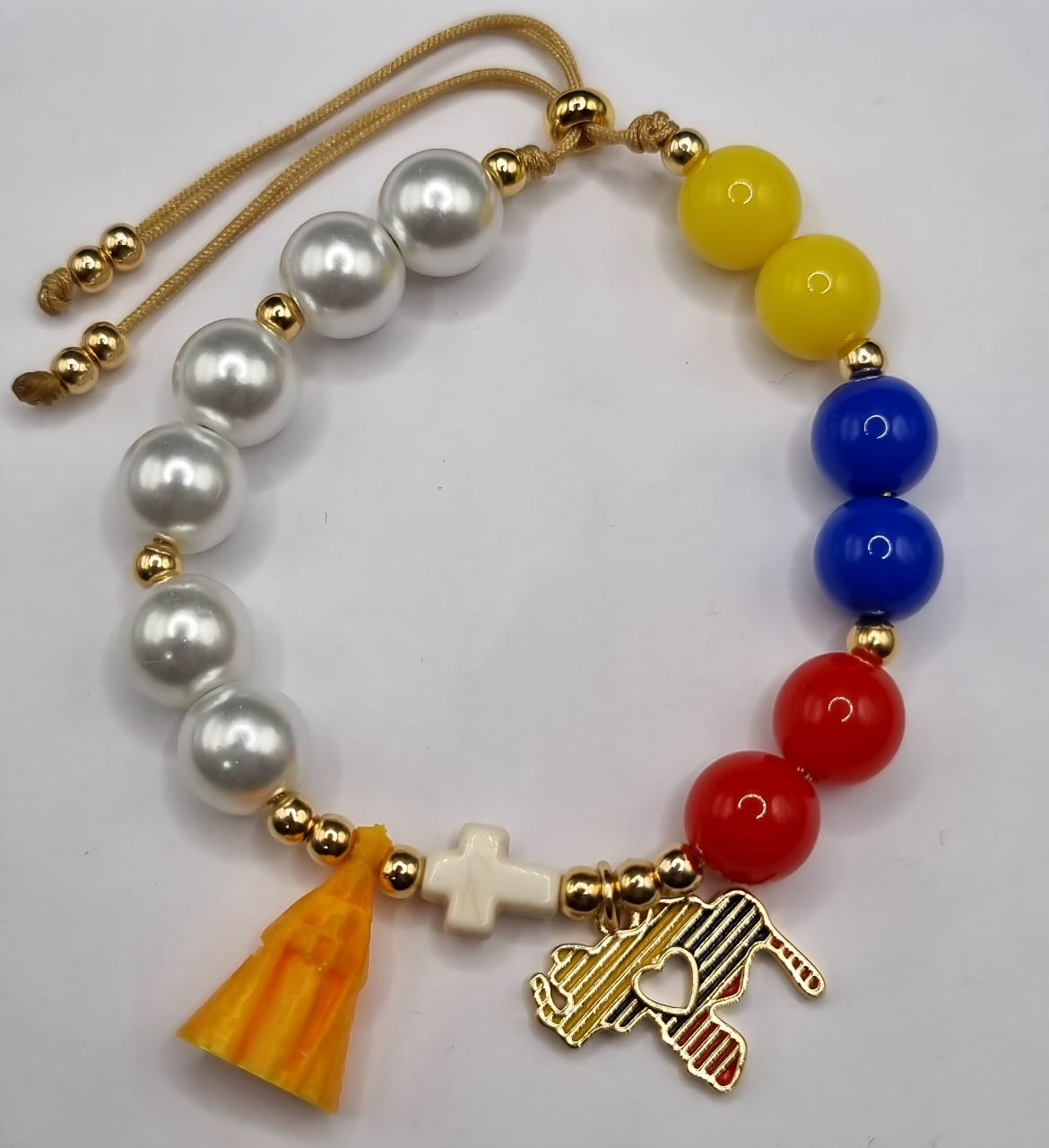 PULSERA TRICOLOR VIRGEN DEL VALLE