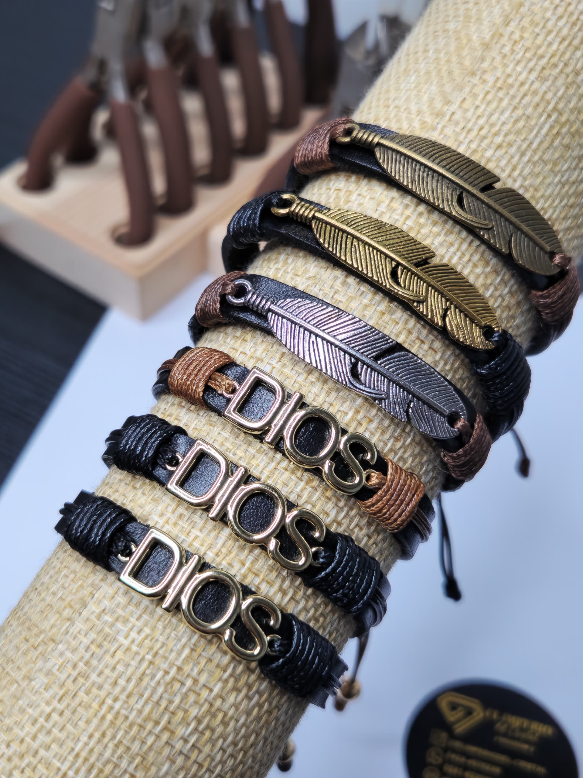 PULSERA DE CUERO PLANO