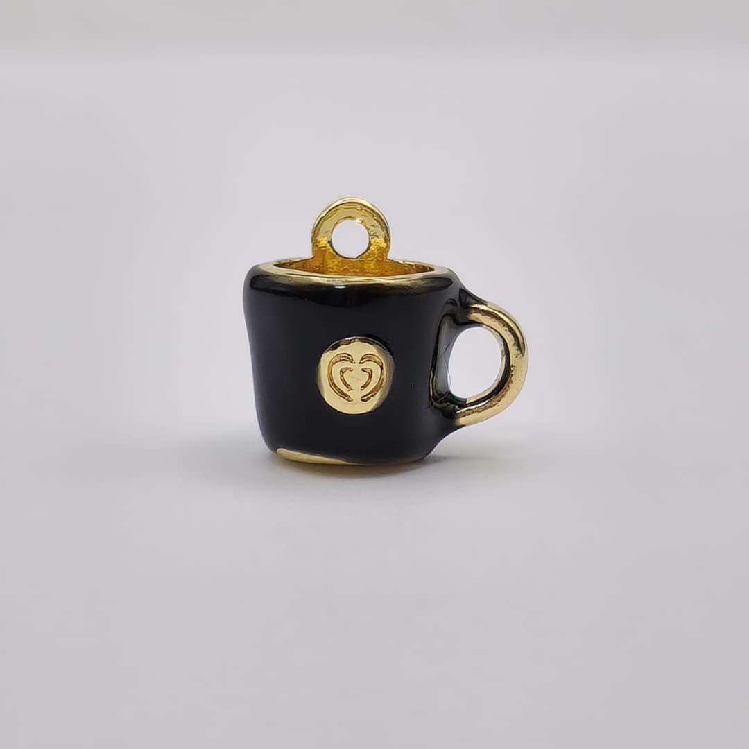 ORO CHINO DIJE TASA NEGRA
