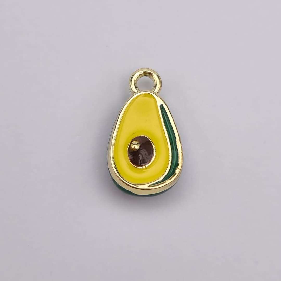ORO CHINO DIJE AGUACATE DORADO
