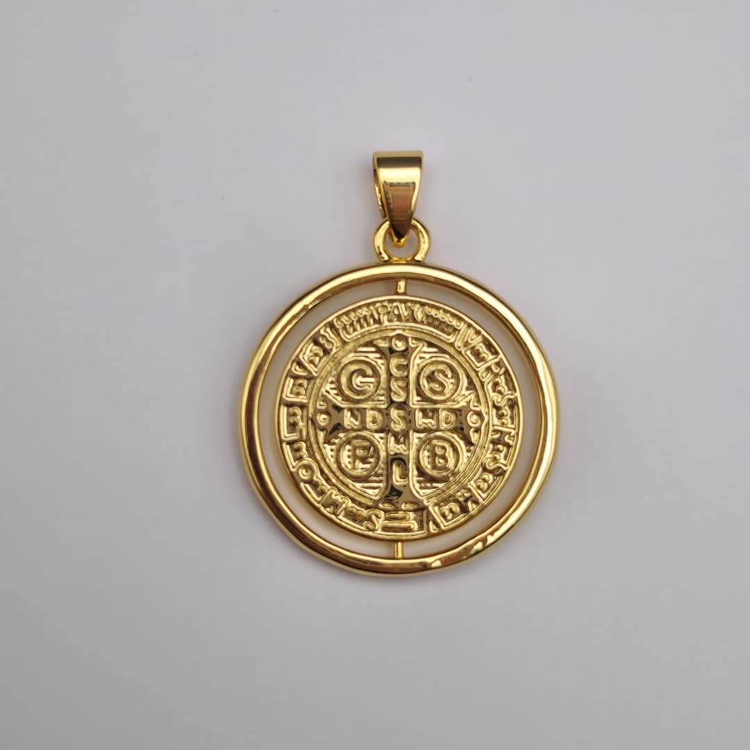 ORO CHINO MEDALLA DE SAN BENITO 2