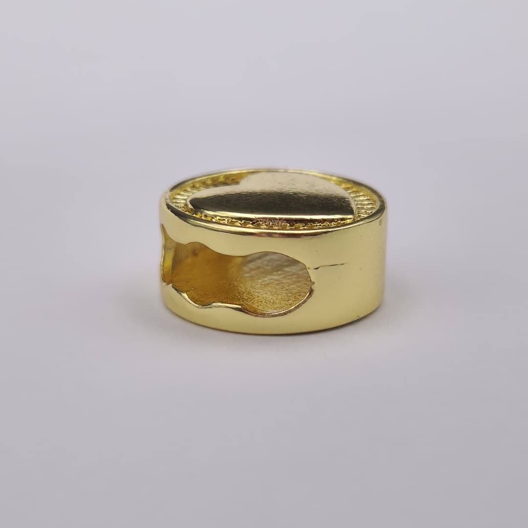 ORO CHINO PASADOR CRUZ CON CORAZON 2
