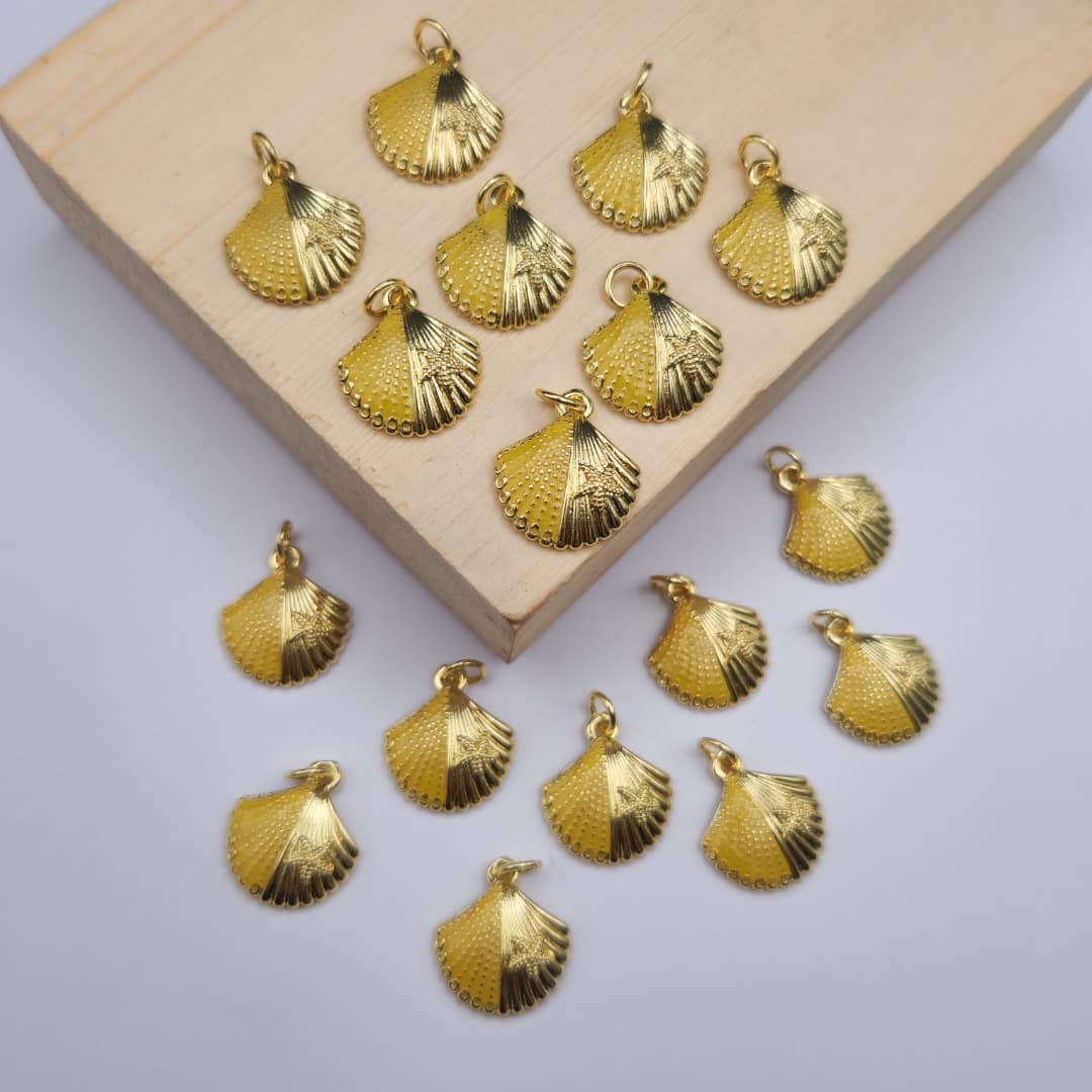 DIJE ORO CHINO OSTRA AMARILLA 4