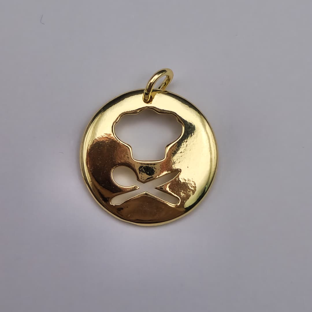 ORO CHINO DIJE SIMBOLO DE COCINA
