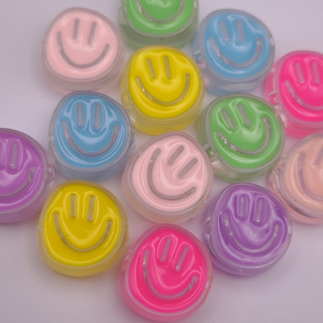 BOLSA 4 UND CARITA FELIZ PASADOR COLORES PASTELES