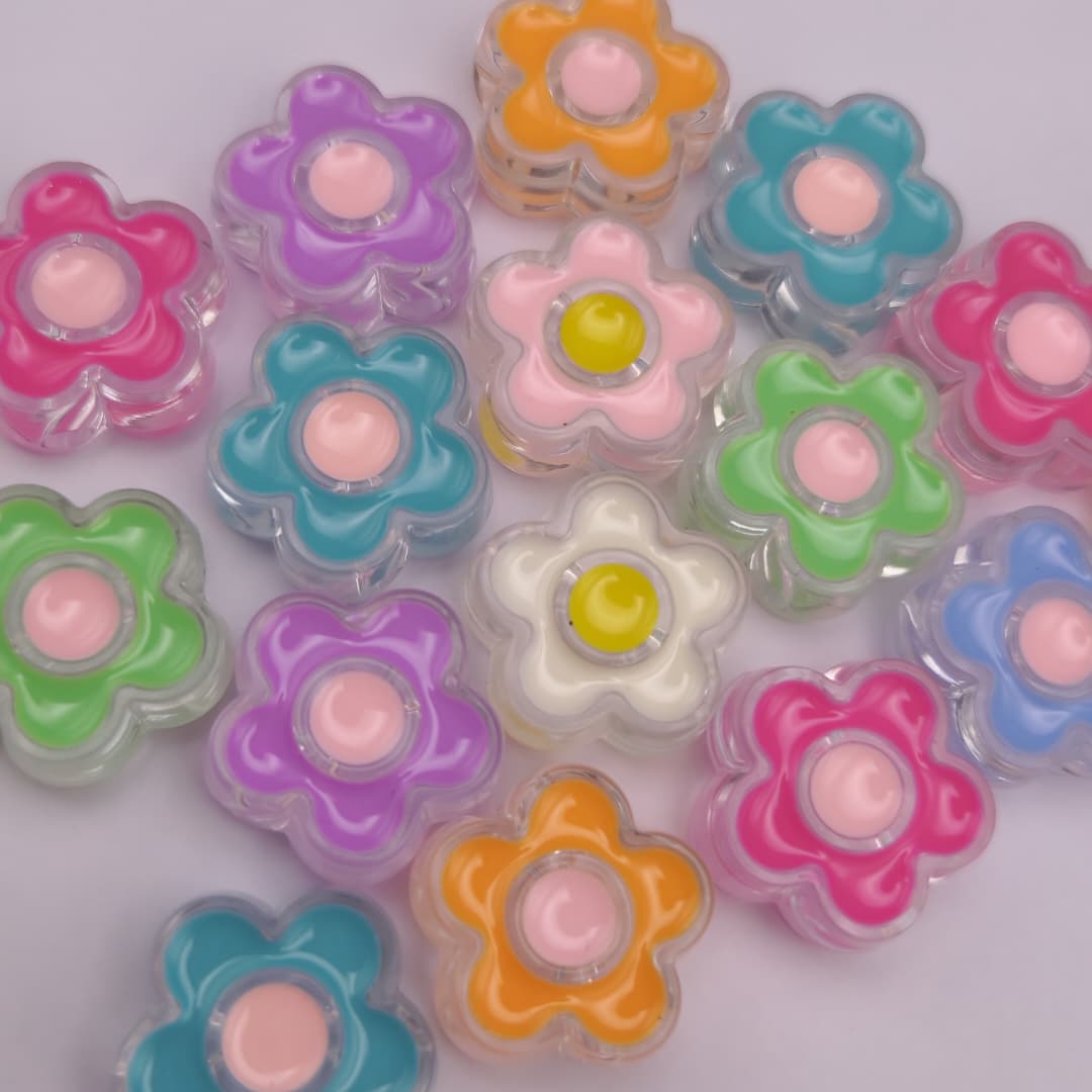 BOLSA 4 UND FLOR PASADOR COLORES PASTELES