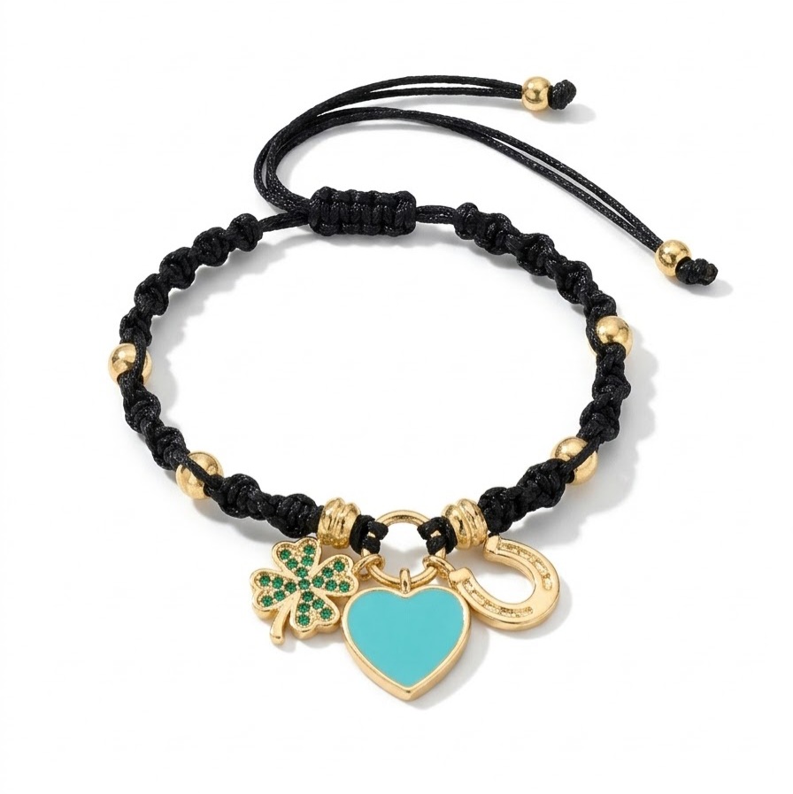 PULSERA DE HILO CHINO TRIO DE LA SUERTE
