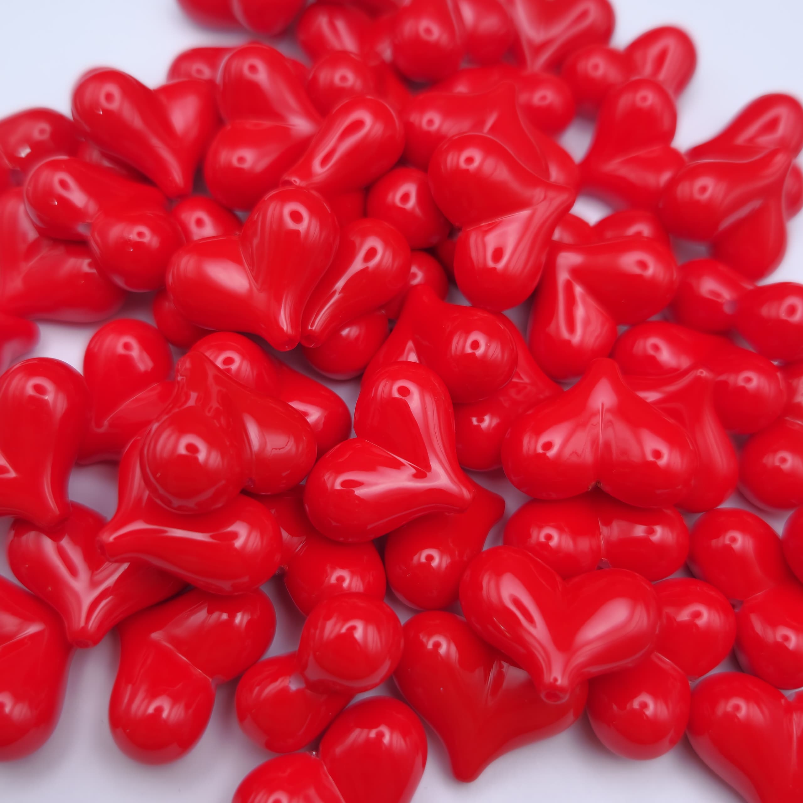 BOLSA 5UND CORAZON ROJO 23MM