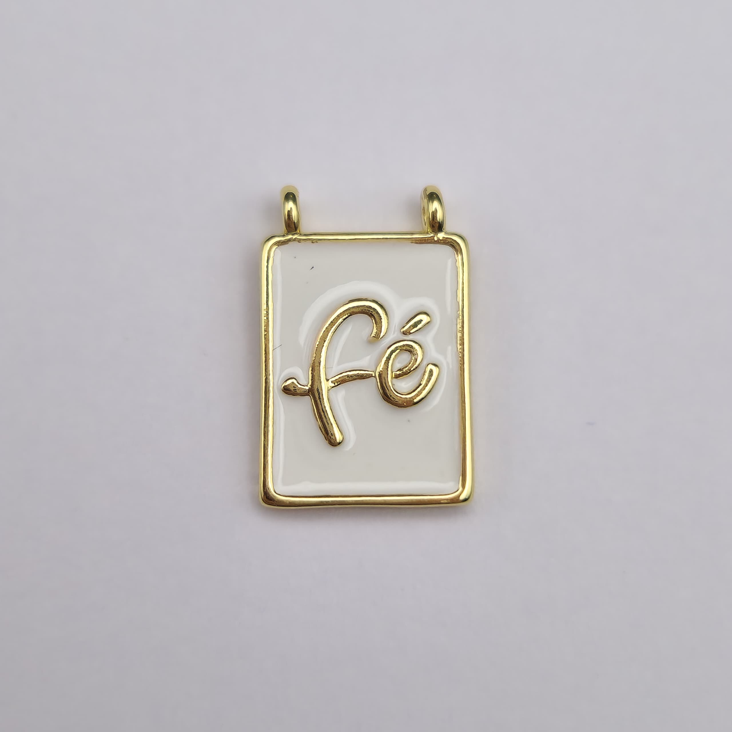 ORO BAñO 18K ESCAPULARIO DE FE
