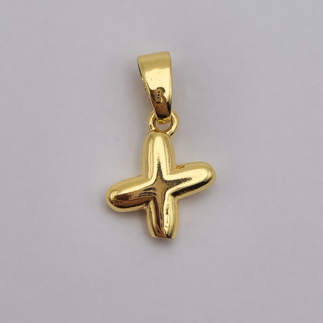 ORO CHINO LETRA (X) GLOBO PEQUEÑA