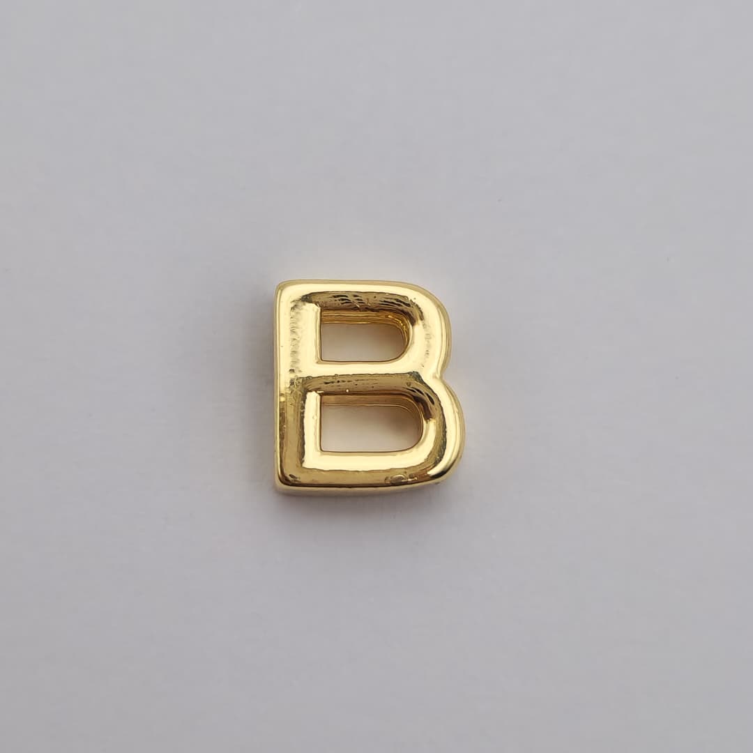 ORO CHINO LETRA (B) PASADOR MINI