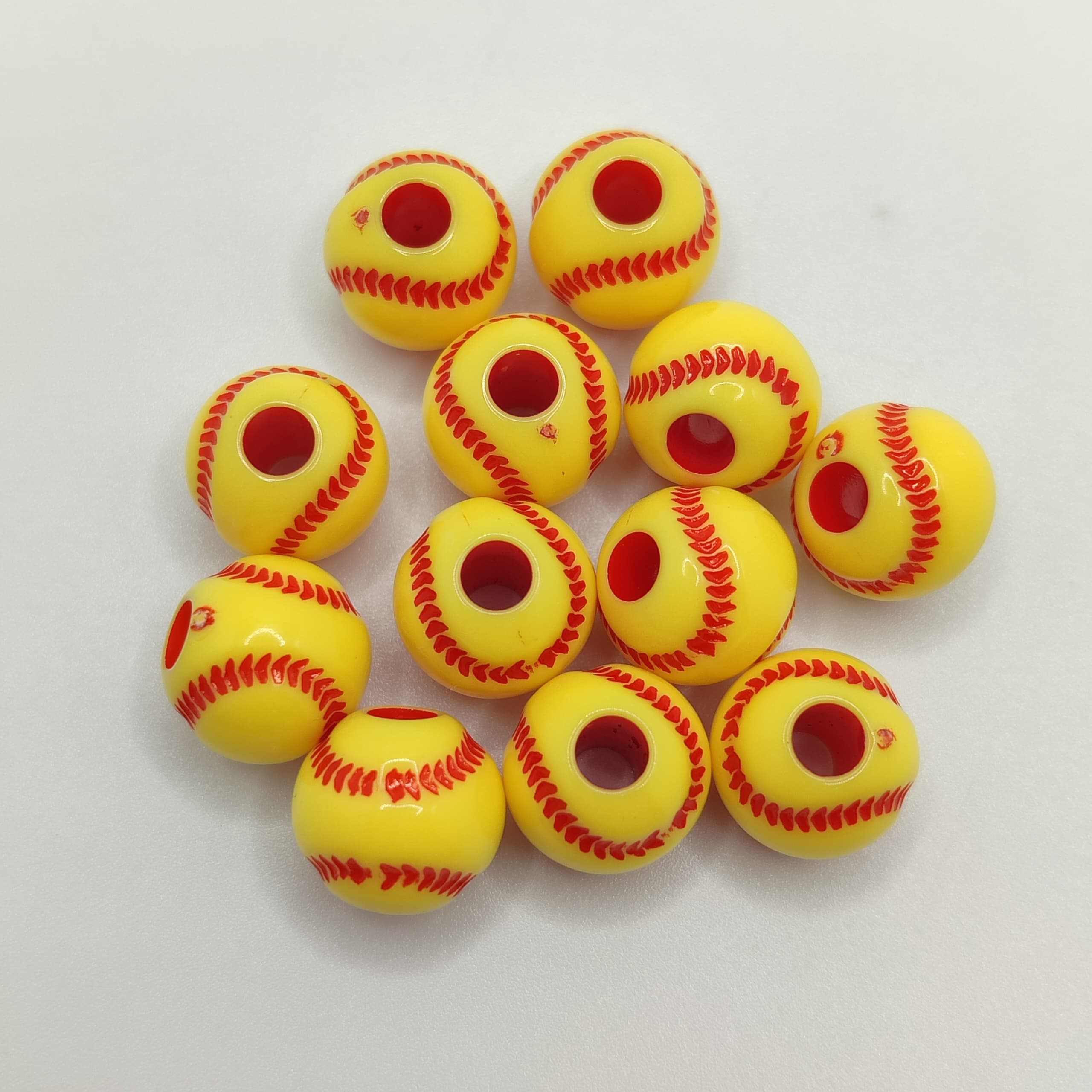 BOLSA 10G PELOTA BEISBOL AMARILLA