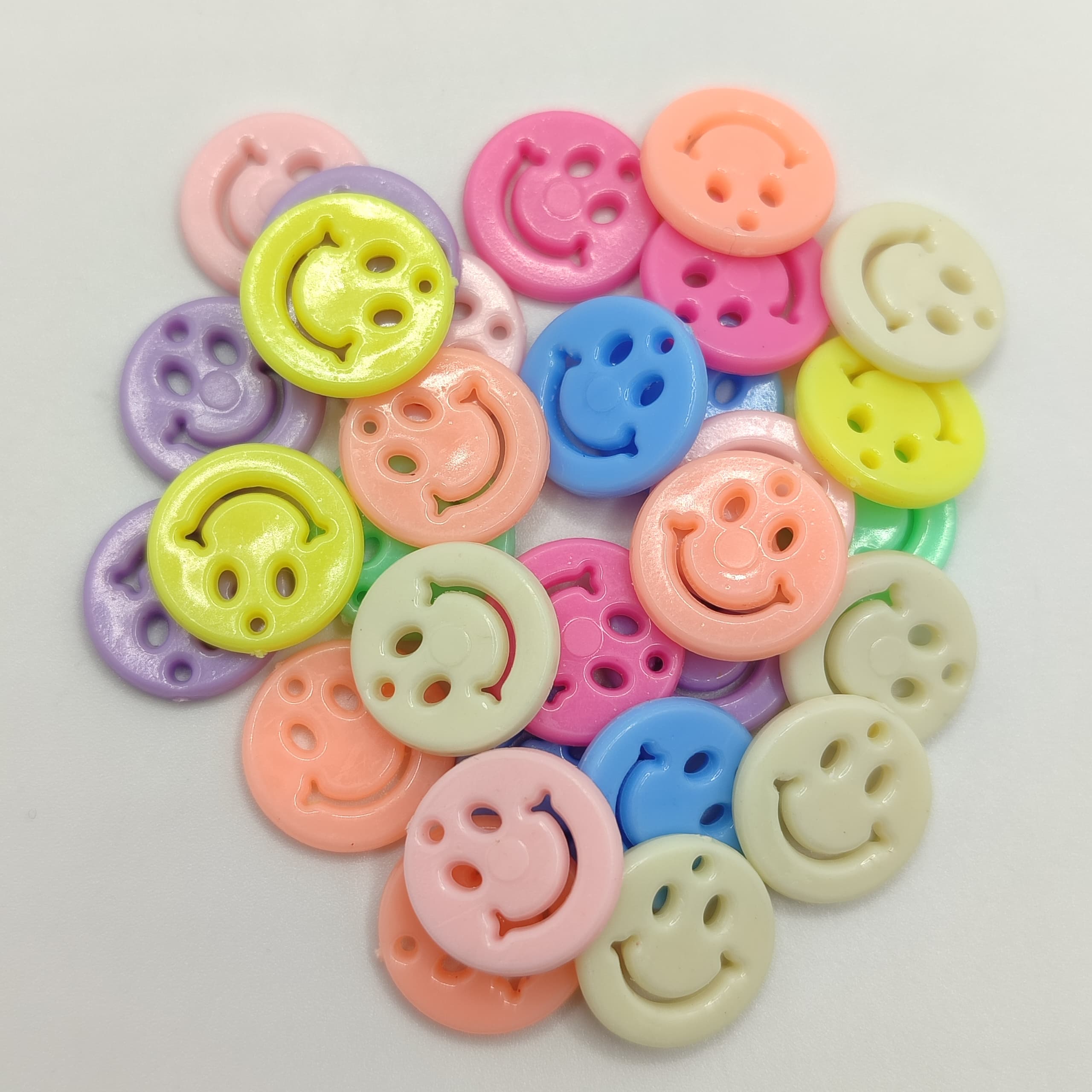 BOLSA 10G CARITAS DE COLORES PLANAS
