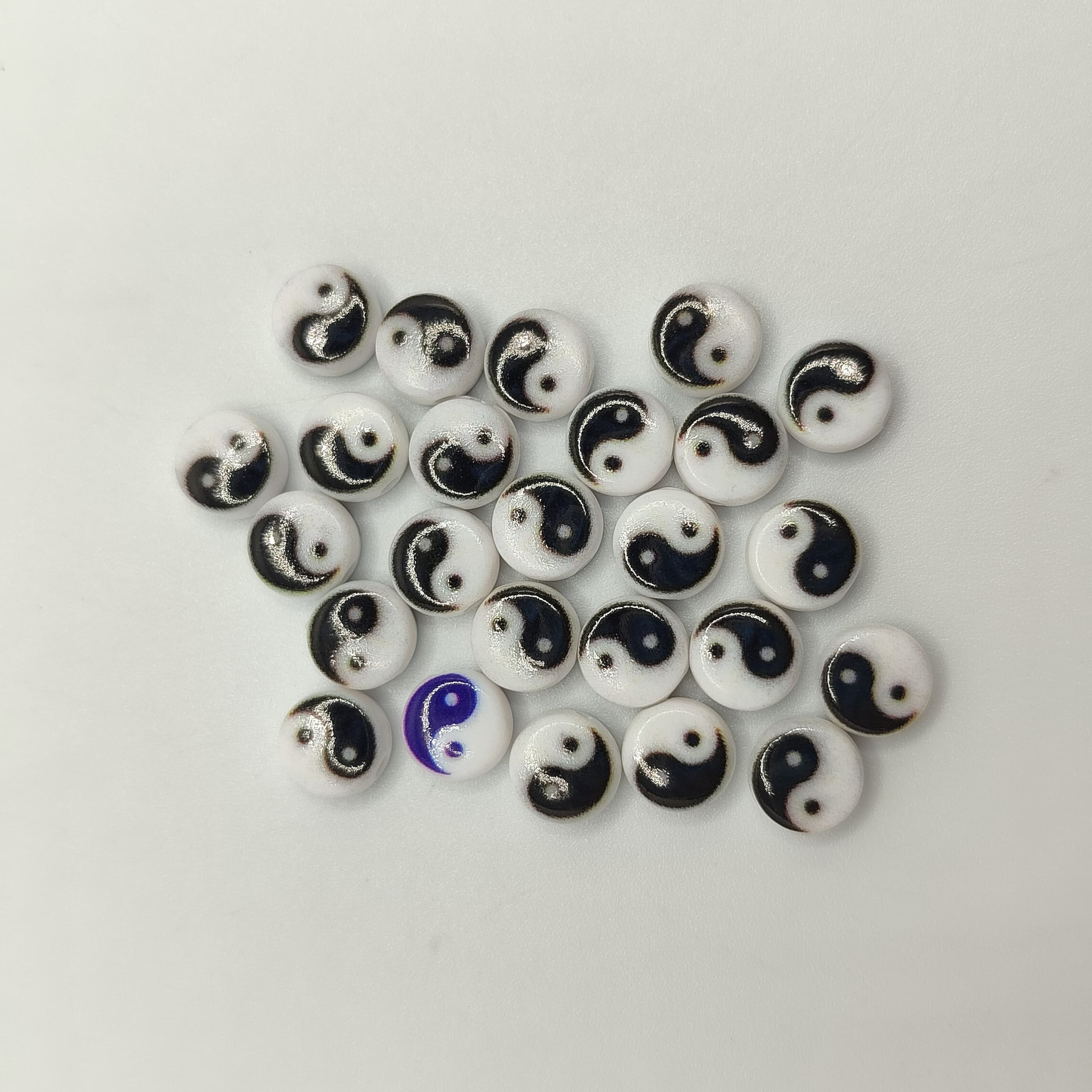 BOLSA 10G YIN YANG BLANCO Y NEGRO