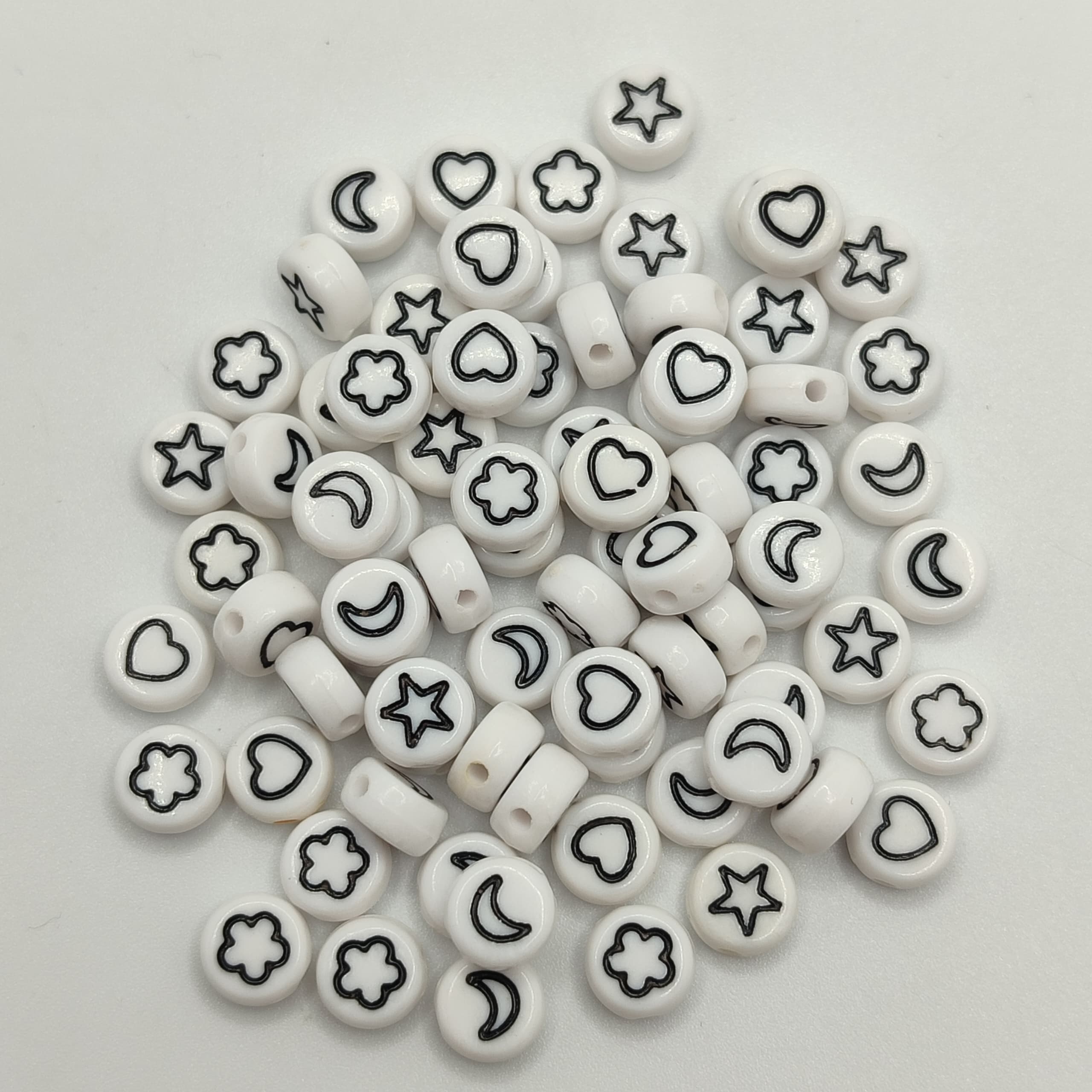 BOLSA 10G ESTRELLA/ LUNA/ FLOR/ CORAZON NE