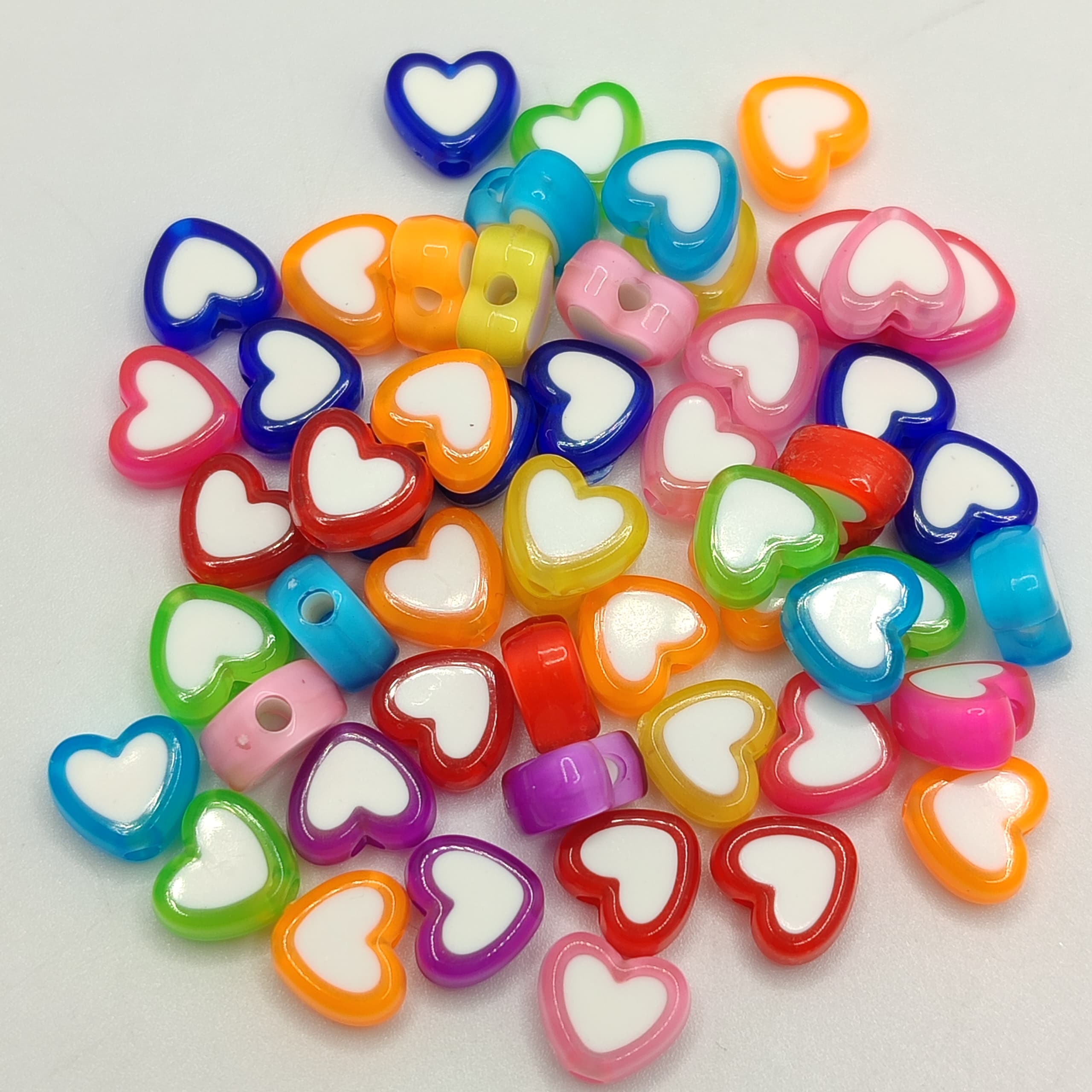 BOLSAS 43 UND CORAZONES COLORES BRILLANTES