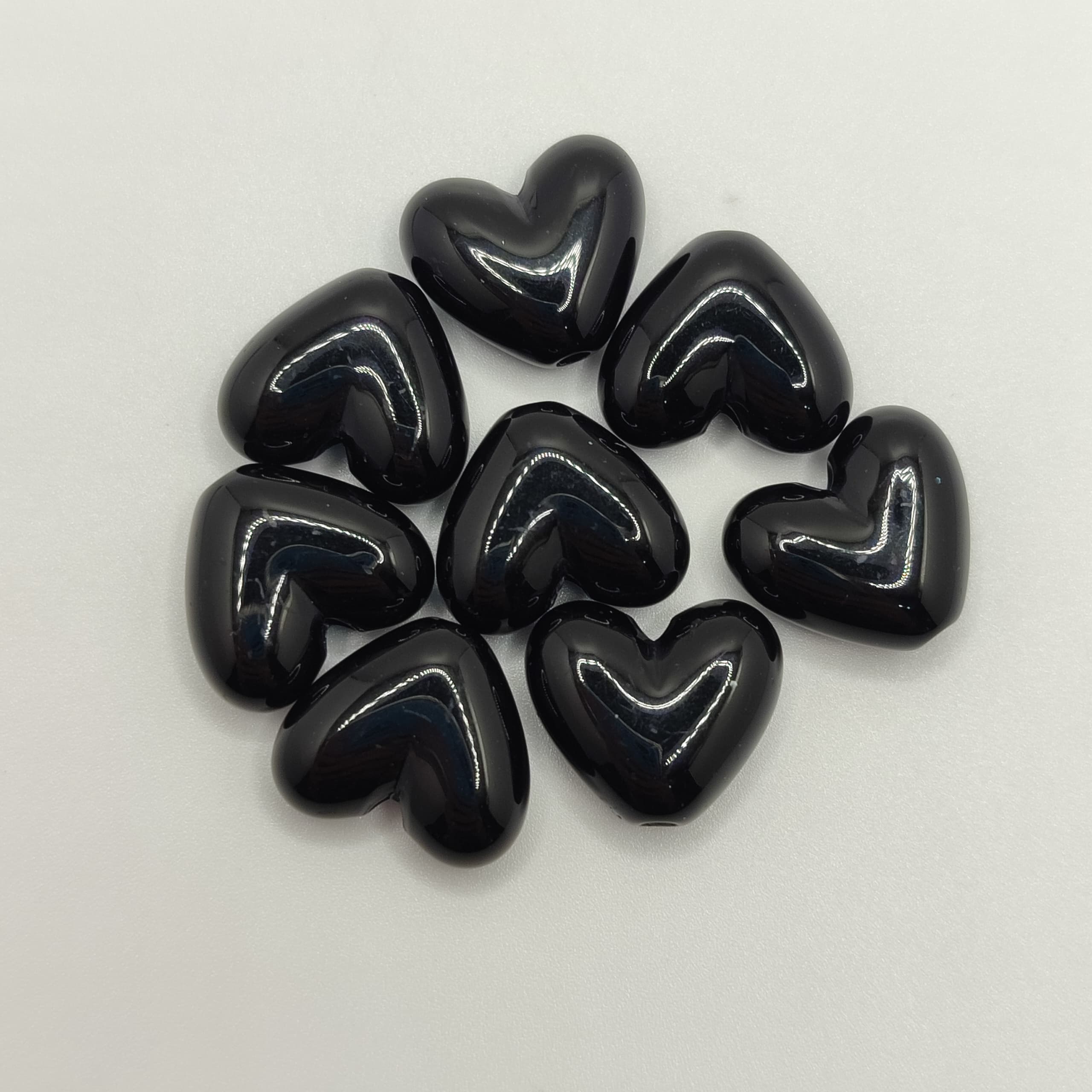 BOLSA 8 UND CORAZONES NEGROS
