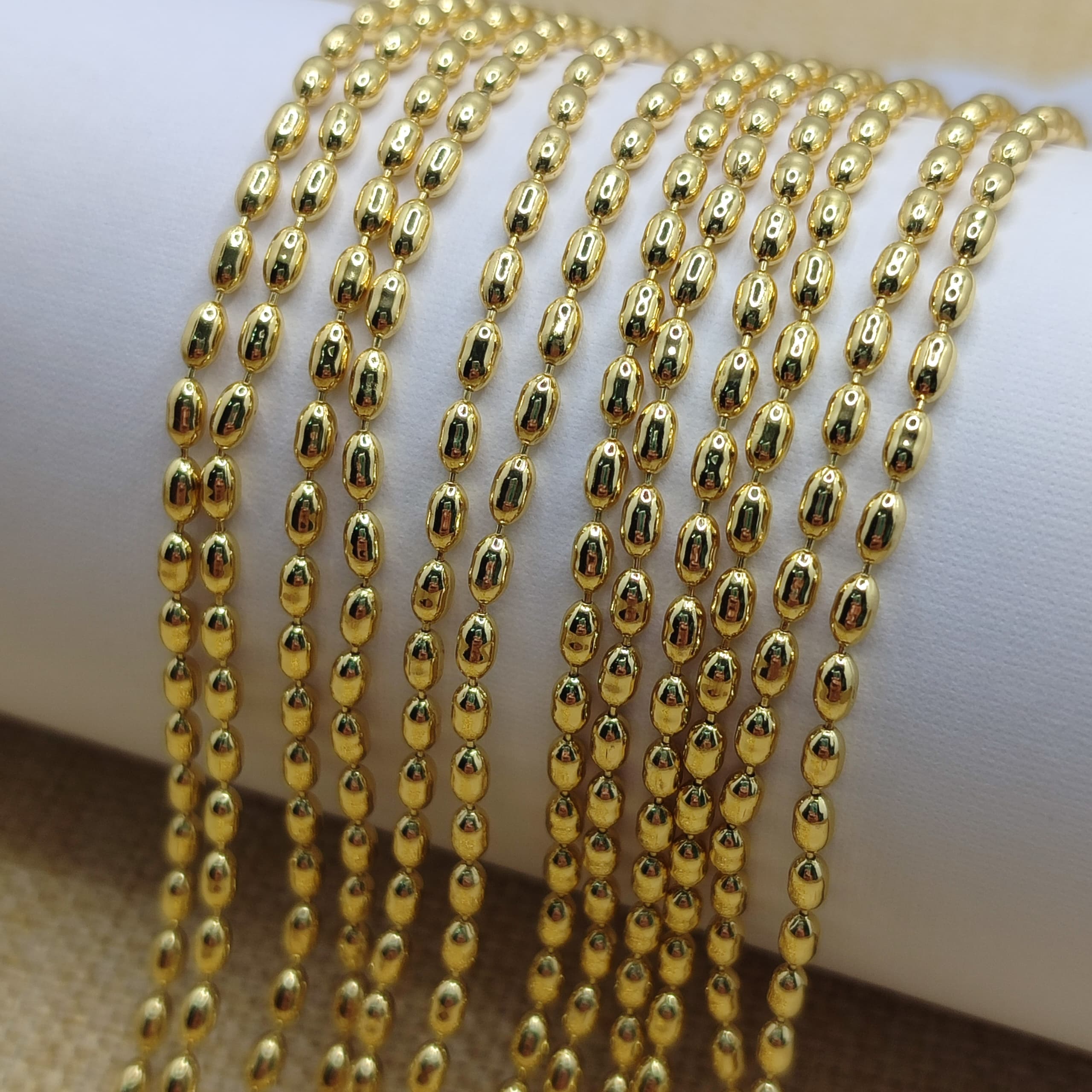 CADENA ORO CHINO TIPO ARROZ
