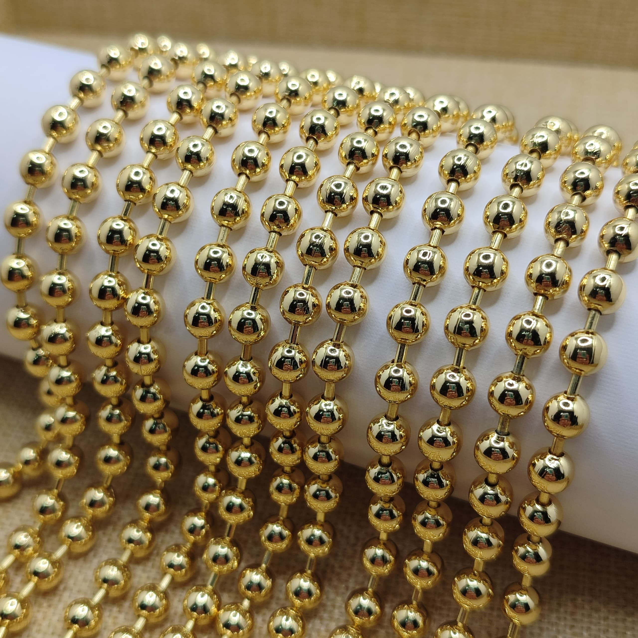 PULSERA ORO CHINO BALIN 6M M