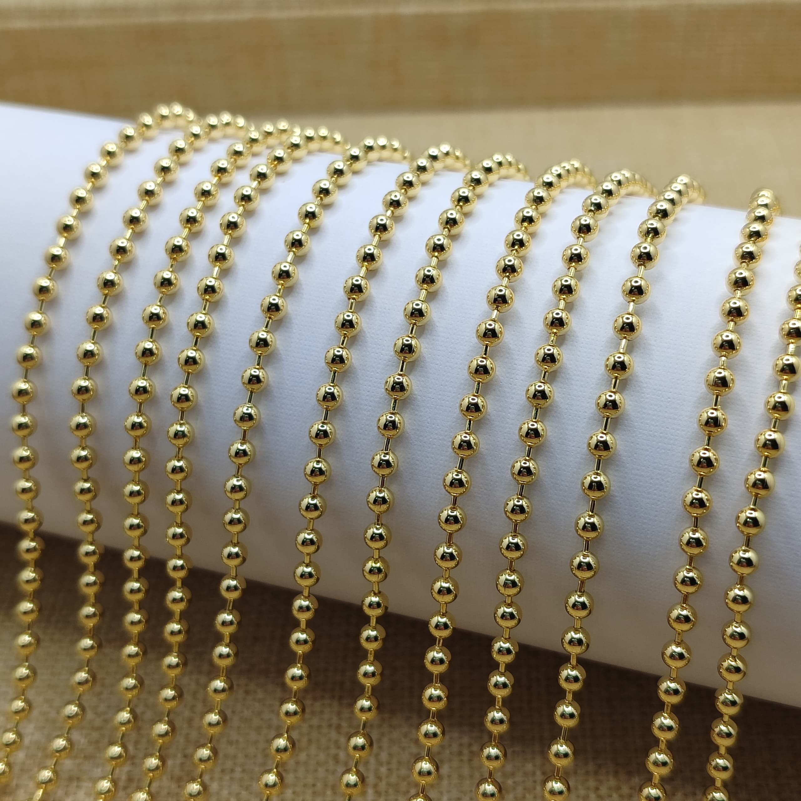 PULSERA ORO CHINO BALIN 5M M