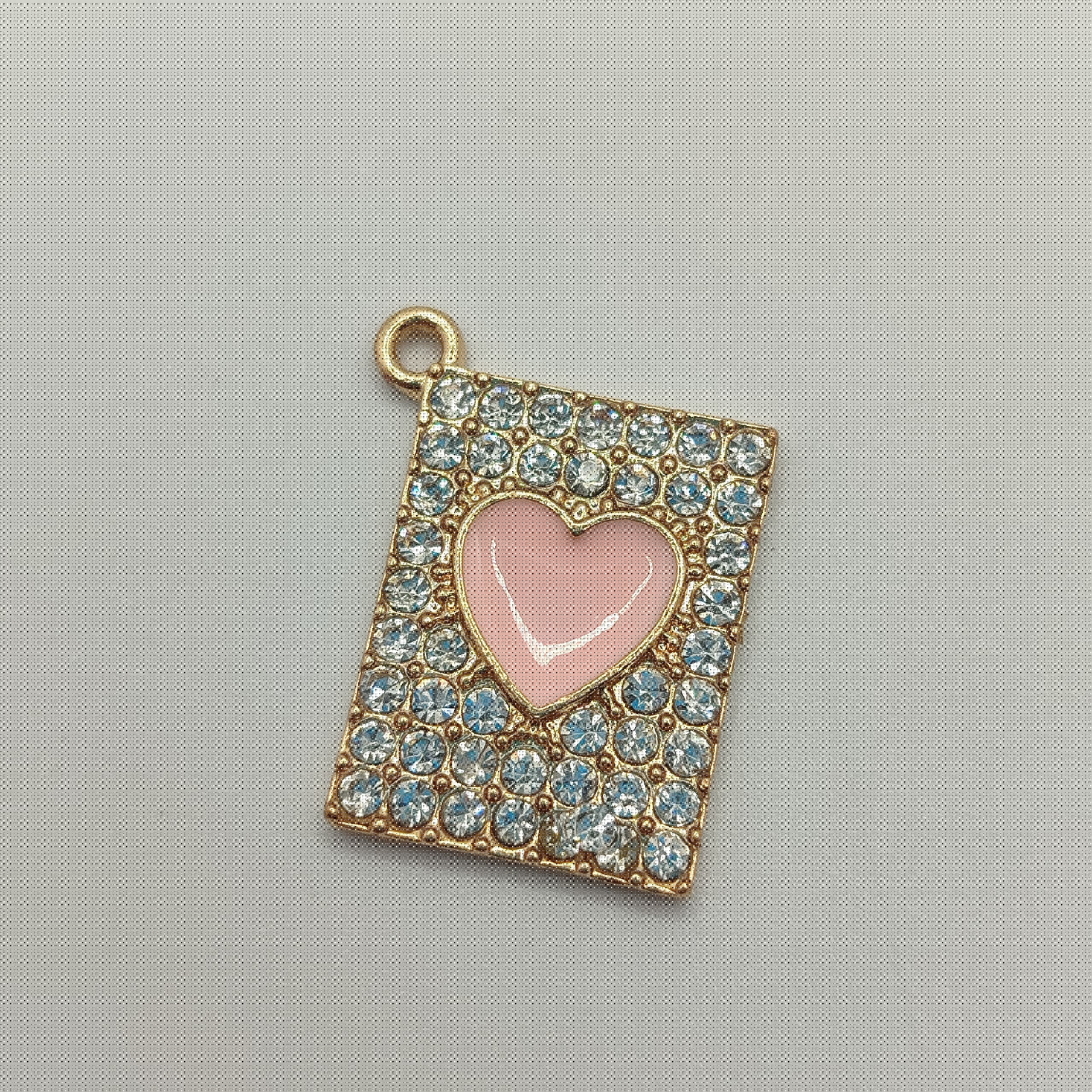CIRCON DIJE PLACA CON CORAZON ROSADO