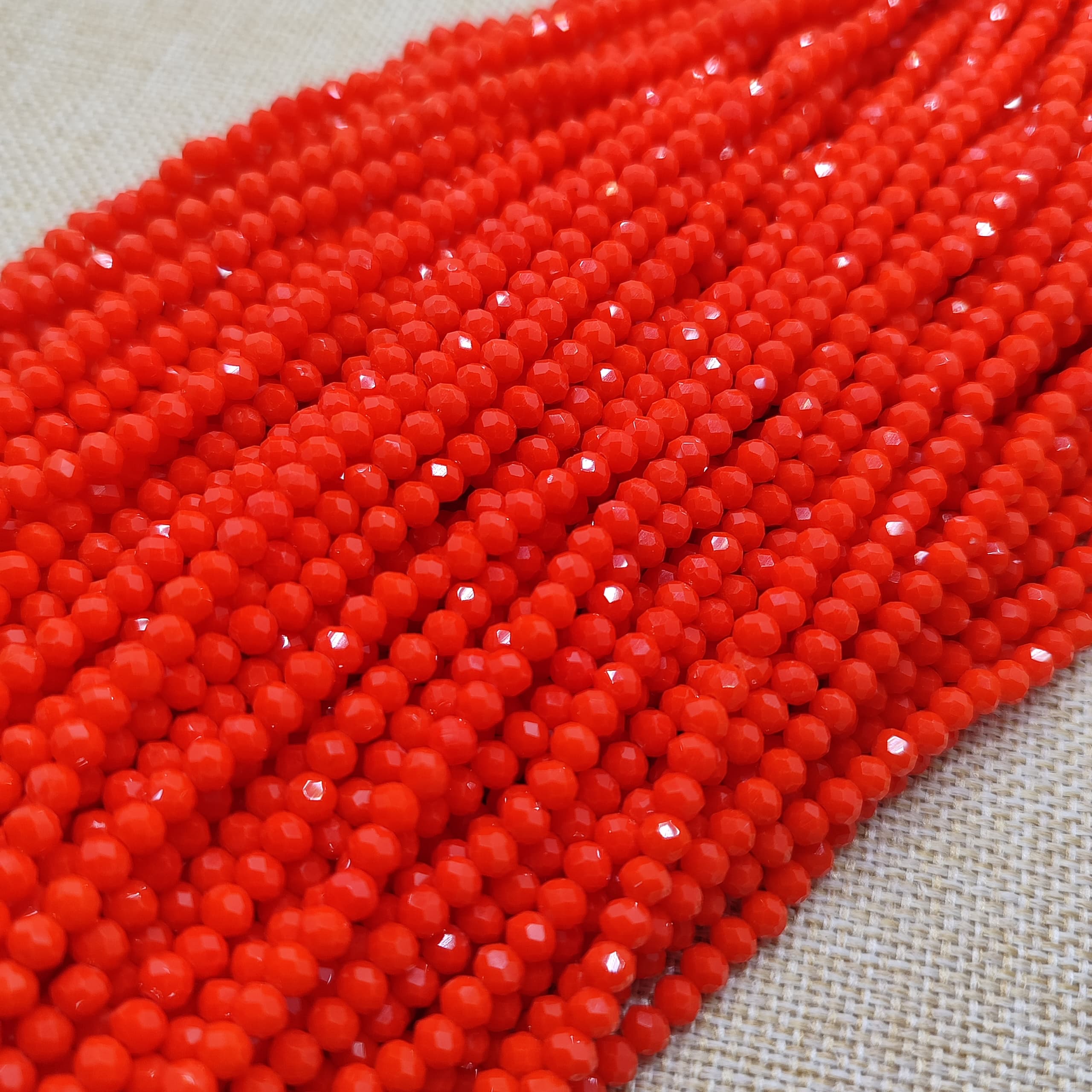 CRISTAL CHECO 4M M ROJO CORAL MATE NATUR