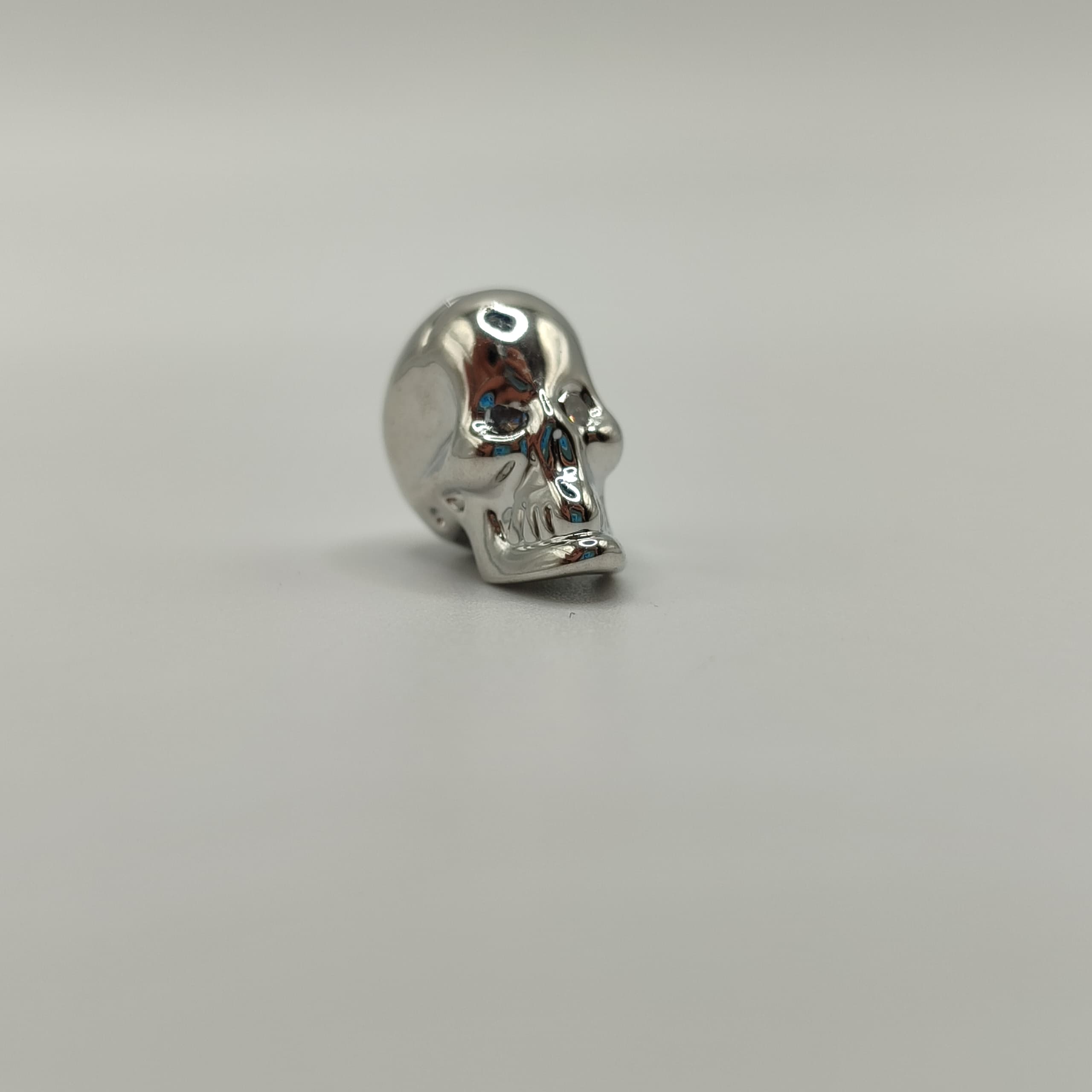 CALAVERA CABALLERO PLATEADA
