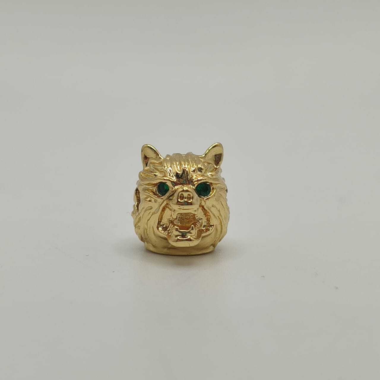 DIJE CABALLERO LOBO  DORADO