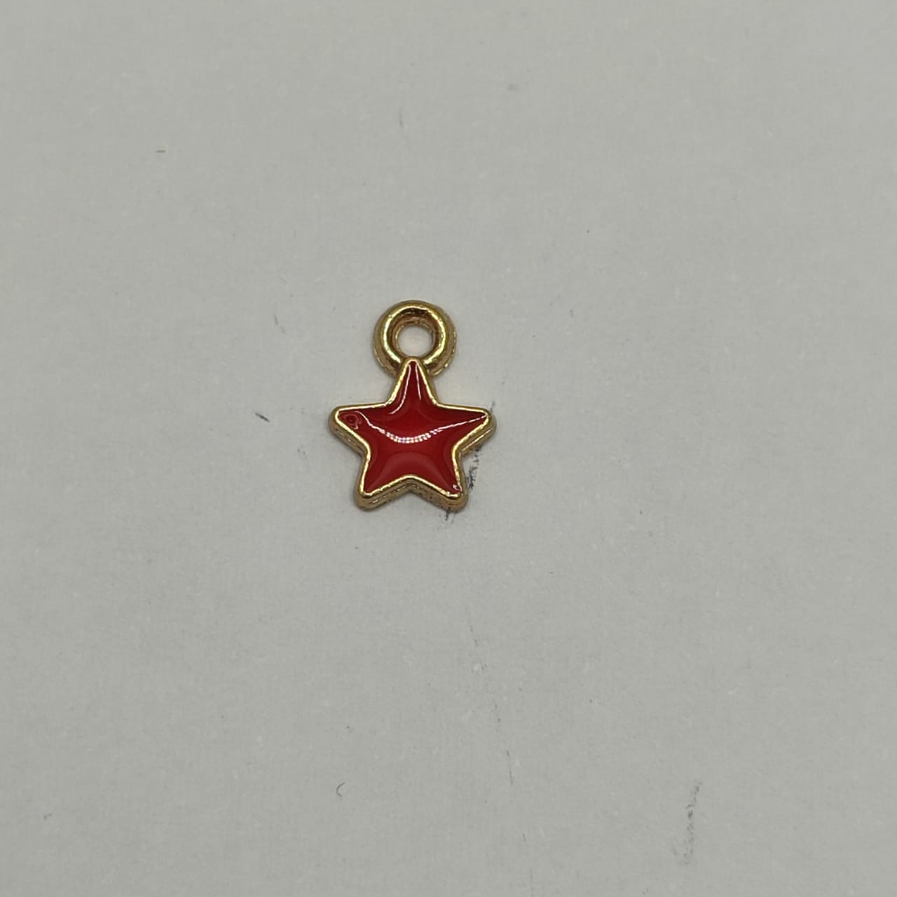 DIJE ESMALTADO ESTRELLITA ROJA
