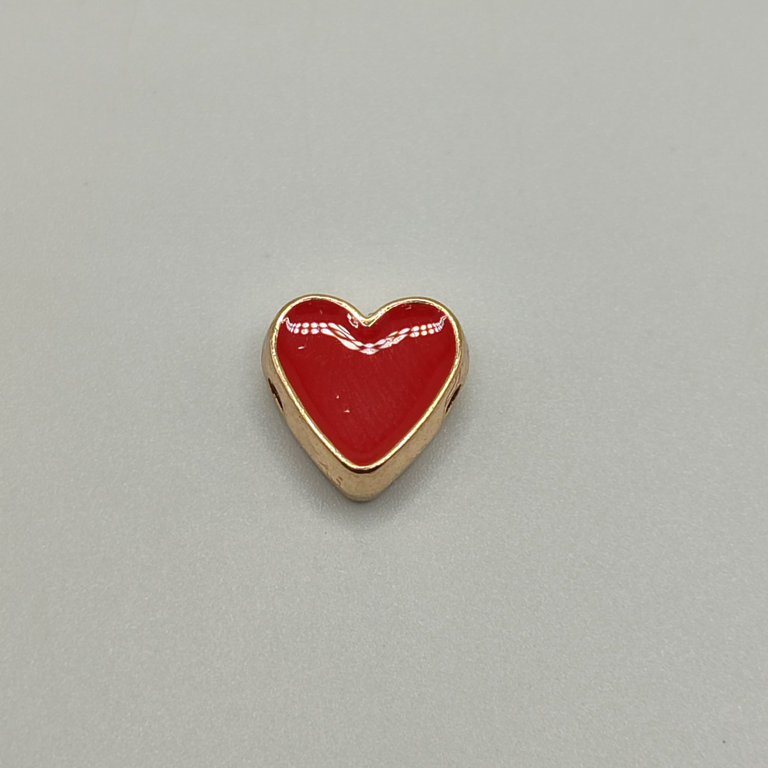PASADOR ESMALTADO CORAZON ROJO