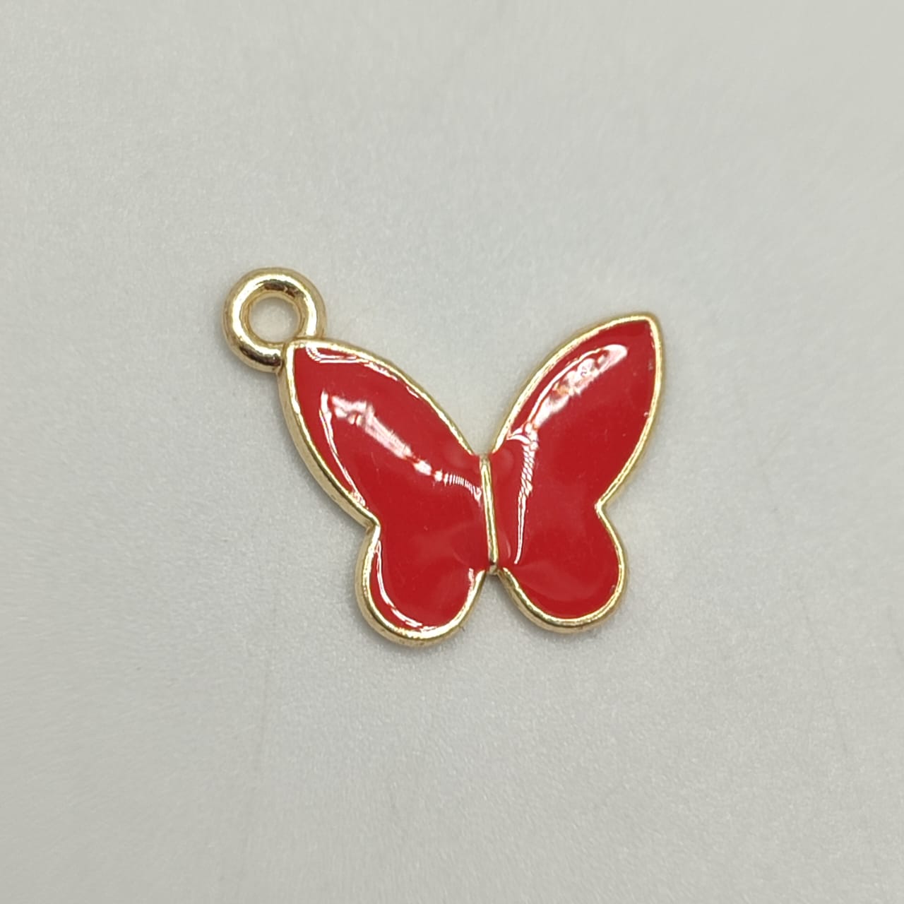 DIJE ESMALTADO MARIPOSA ROJA M